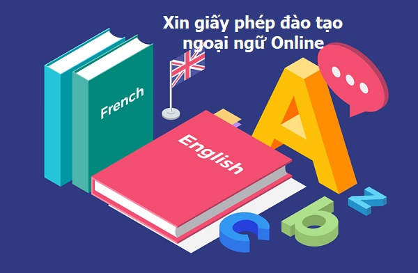 xin giấy phép đào tạo ngoại ngữ online